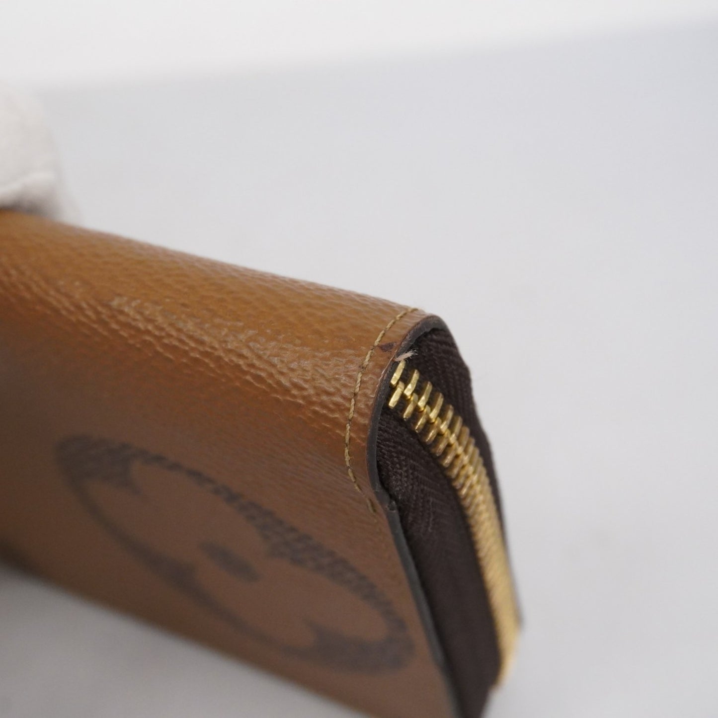 Louis Vuitton Monogram Giant Reverse Zippy Wallet M69353 Brown