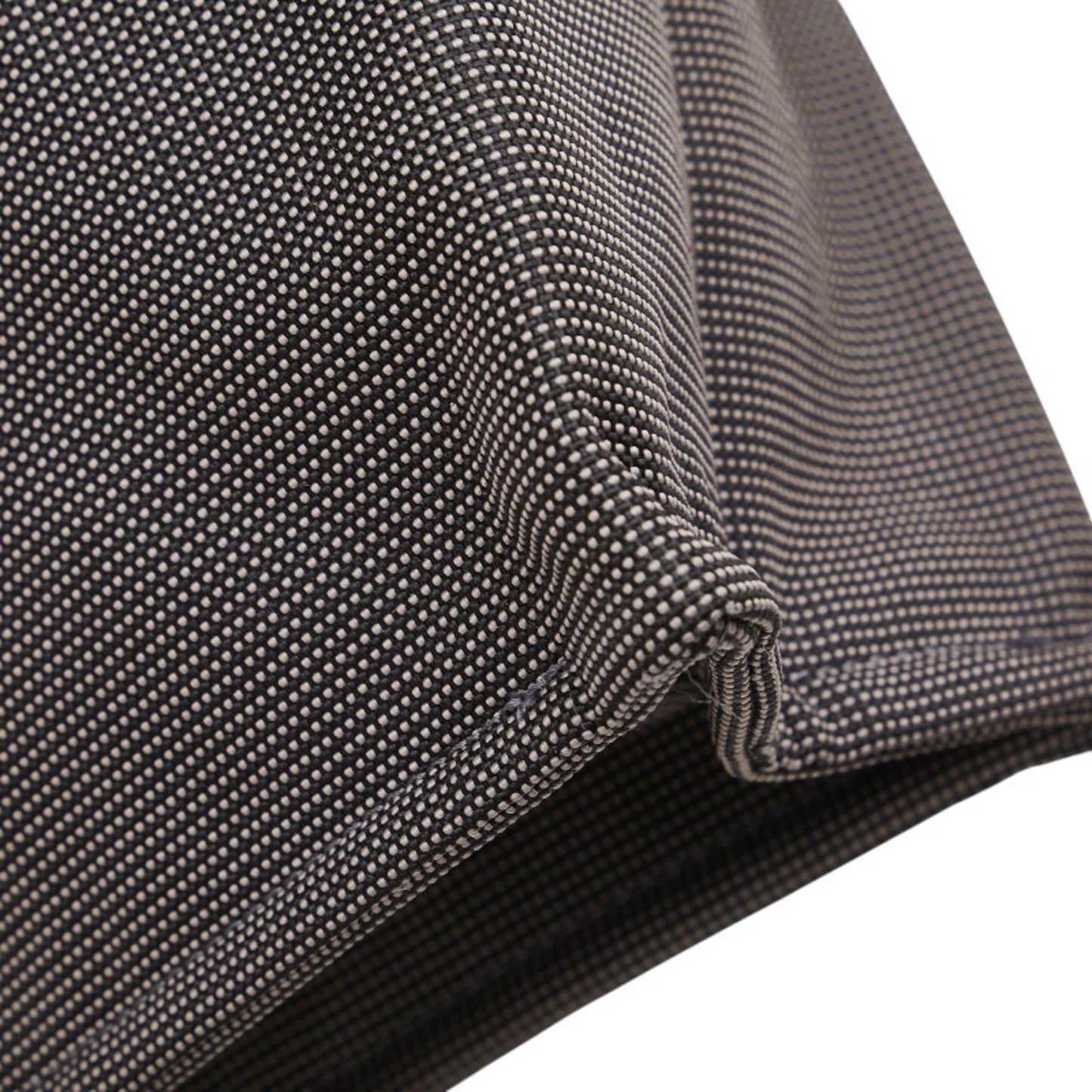 Herms Air Line Second Pouch Mm Gray Black Canvas