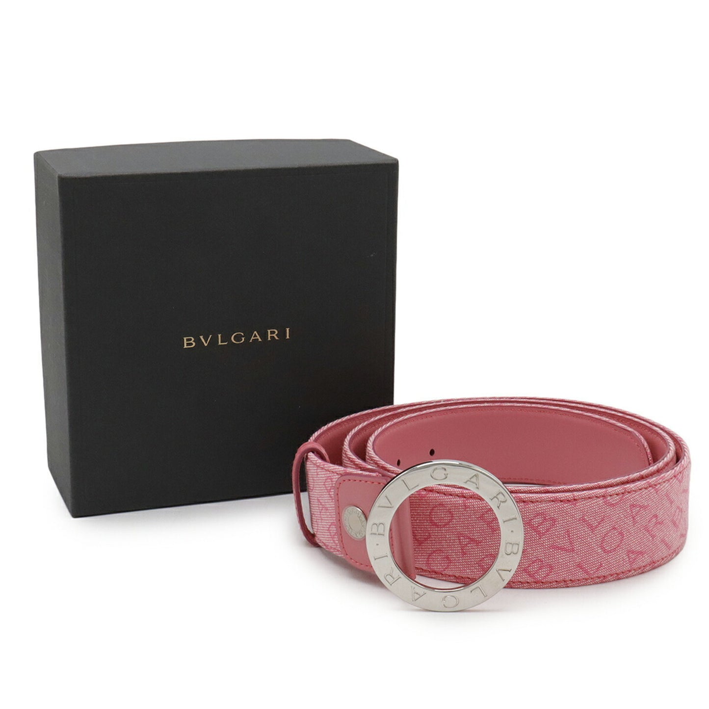 Bvlgari Bvlgari Mania Belt Round Buckle Canvas