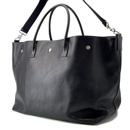 Saint Laurent Tote Bag Rive Gauche Leather 707651 Saint Laurent Paris 2Way Shoulder Black