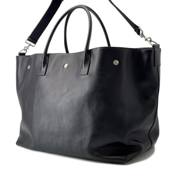 Saint Laurent Tote Bag Rive Gauche Leather 707651 Saint Laurent Paris 2Way Shoulder Black