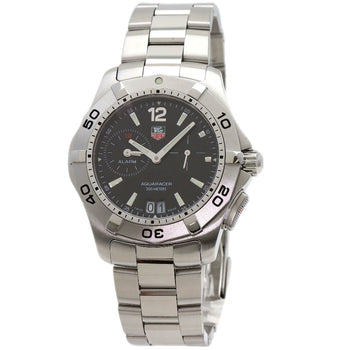 Tag Heuer Waf111Z Aquaracer Date Alarm Stainless Steel Watch