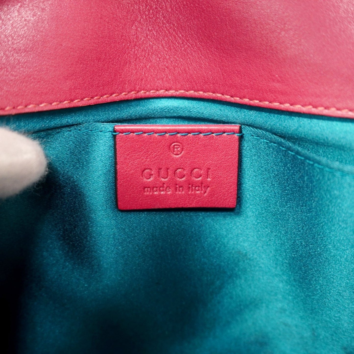 Gucci Gg Marmont Shoulder Bag 446744 Velvet Pink