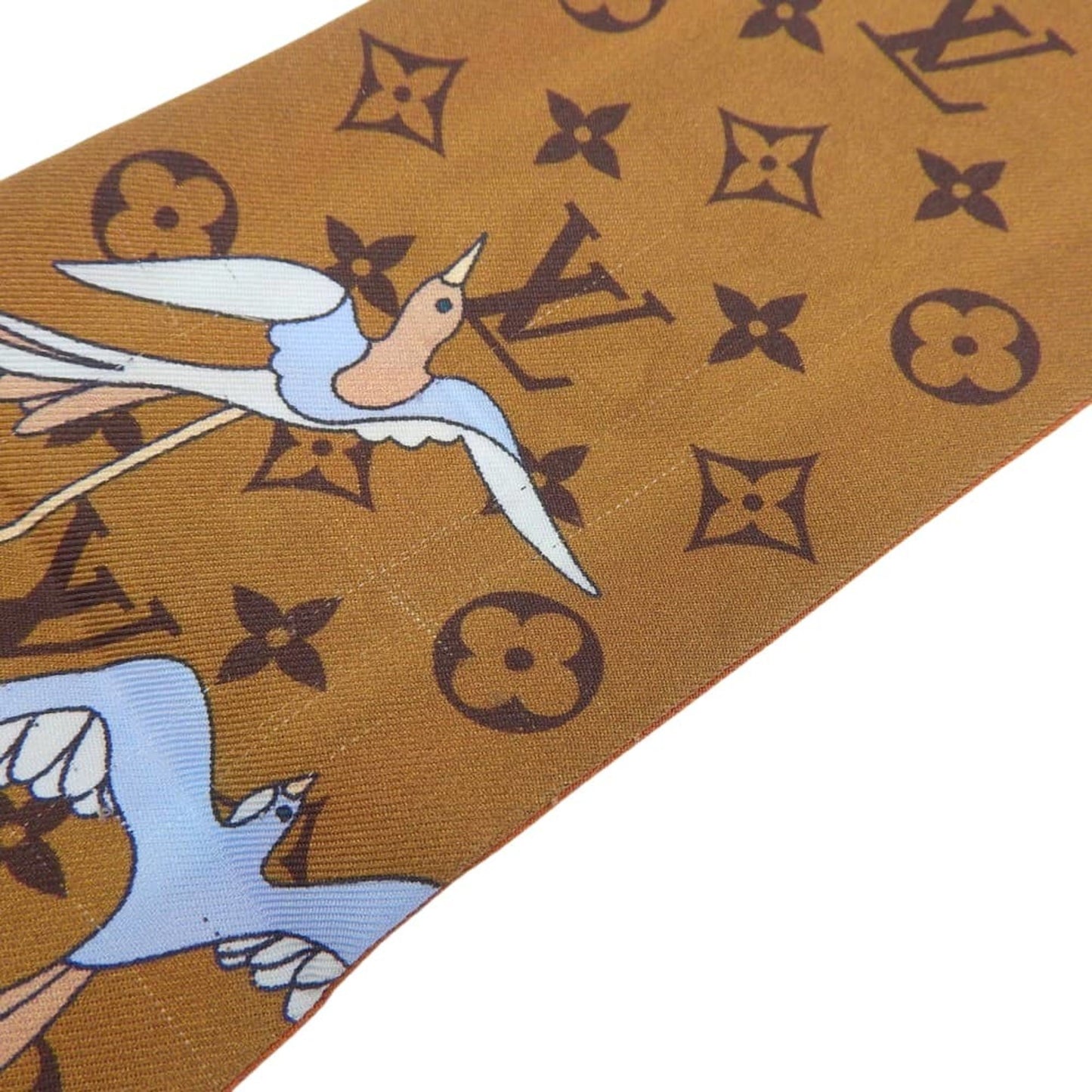 Louis Vuitton Lv Journey Twilly Bandeau M93332 Monogram Print Scarf/Muffler