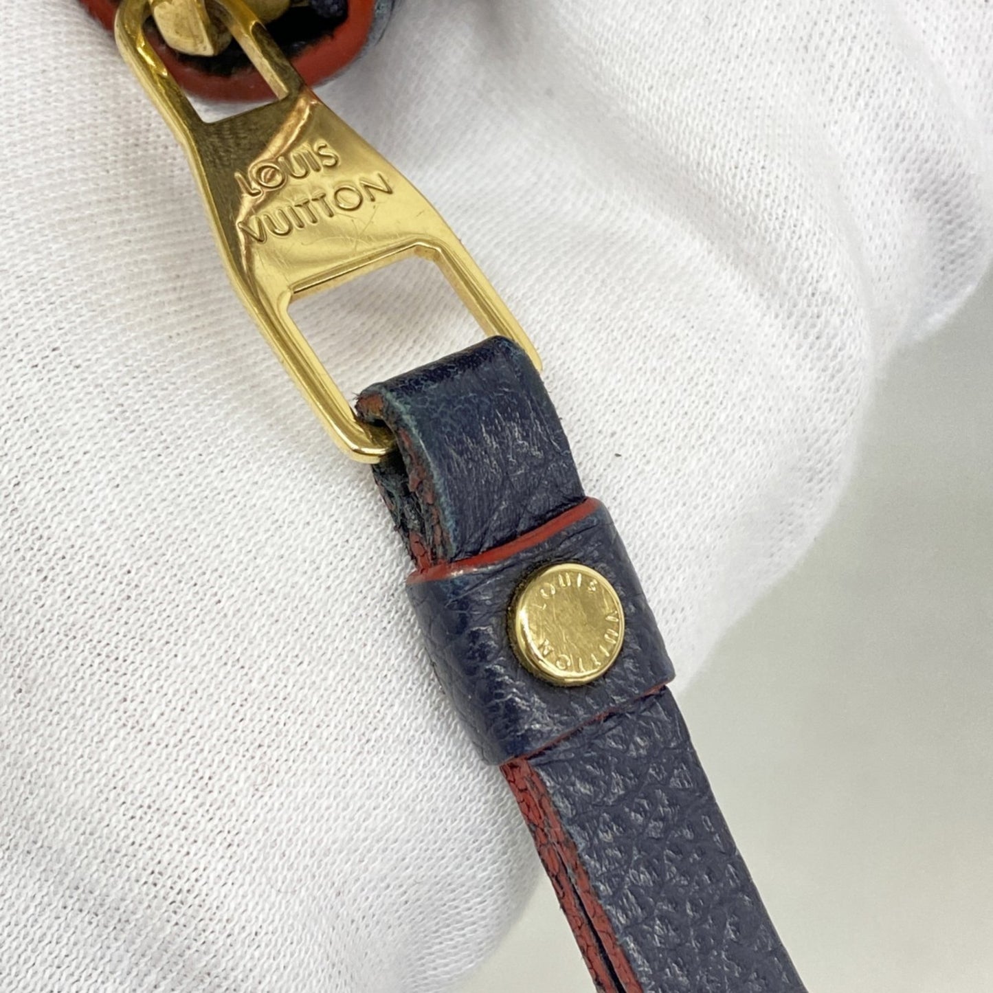 Louis Vuitton Monogram Empreinte Zippy Wallet M62121 Marine Rouge