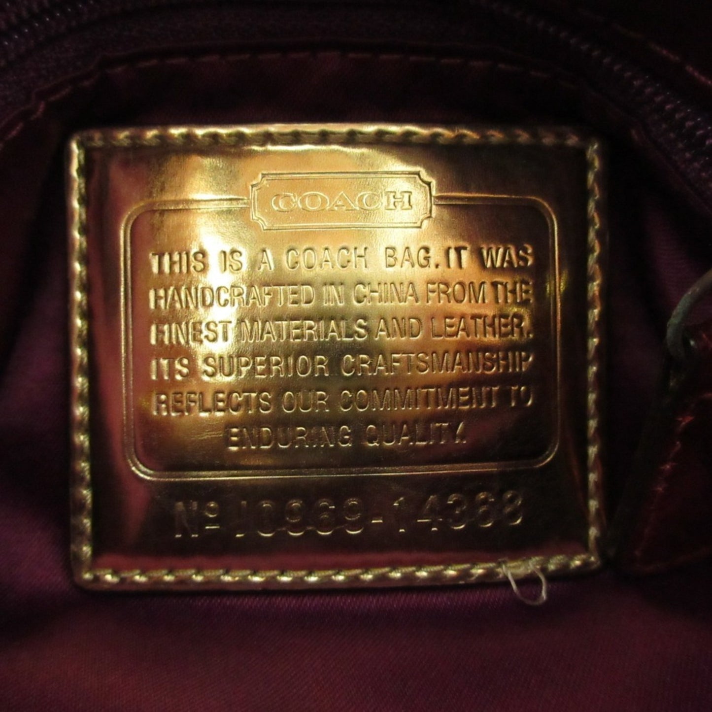 Coach Sequin Accessory Pouch Party Bag Chain Handbag 14368 Pink