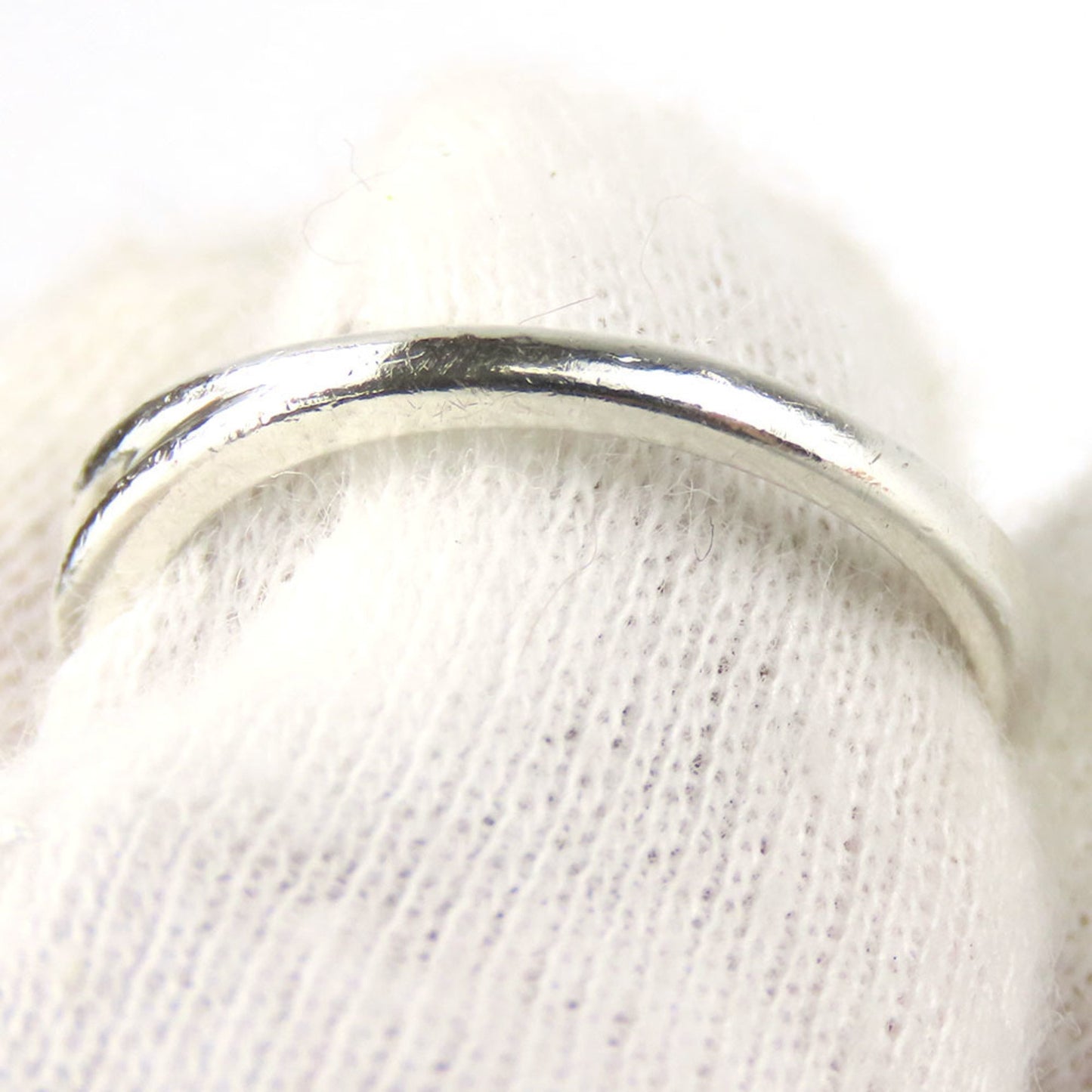 Tiffany & Co. Ring Heart Ribbon Silver 925 K18Yg Approx. 3.2G Yellow Gold #9.5