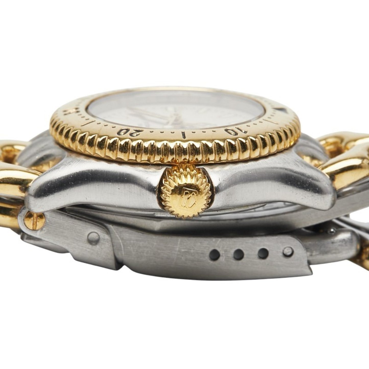 Tag Heuer Cell Watch Wg1421-0 Quartz Beige Dial Stainless Steel Plated