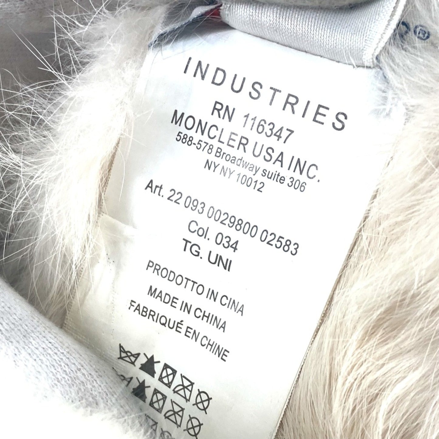 Moncler Ear Muffler Ear Warmer Earmuff White