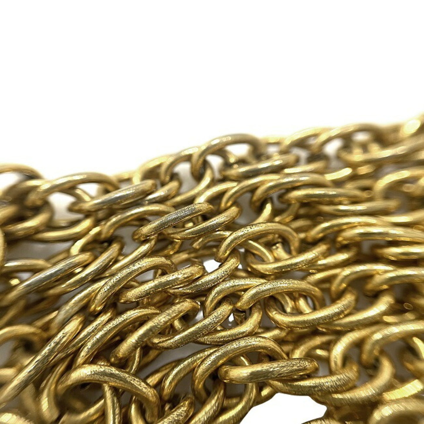 Chanel Necklace Gold A0495673 Coco Mark Gp Chanel Chain