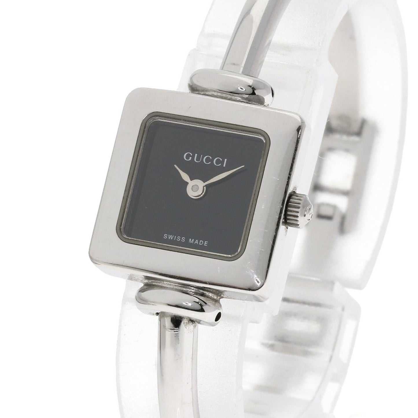 Gucci 1900L Square Face Watch Stainless Steel/Ss