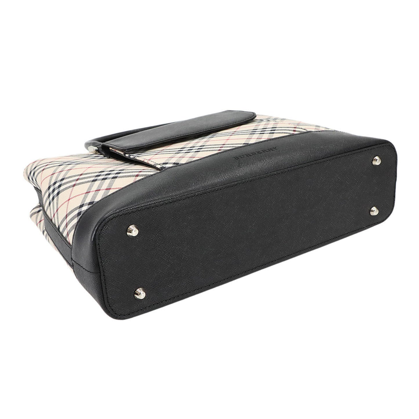 Burberry Nova Check Handbag In Canvas And Leather