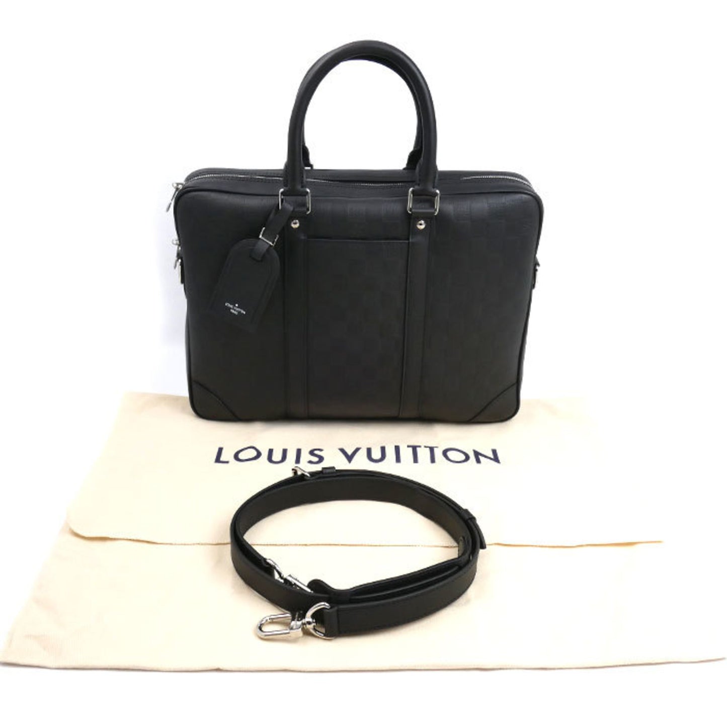 Louis Vuitton Louis Vuitton Pdv Bag Damier Infini Black N40444