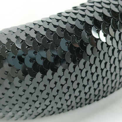 Prada Prada Headband Hair Accessory Black Satin Sequins