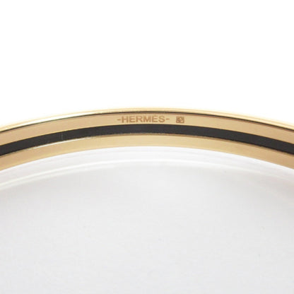 Hermes Uni Enamel Bangle Bracelet In Pink
