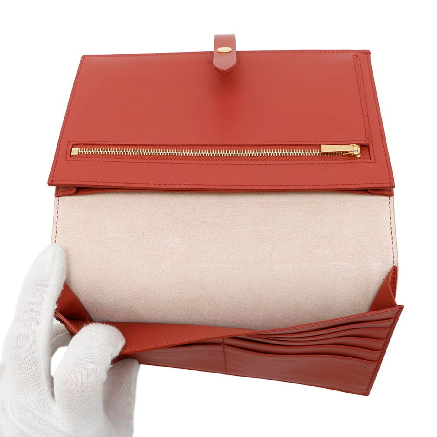 Celine Large Multi-Function Leather Bi-Fold Wallet 104873
