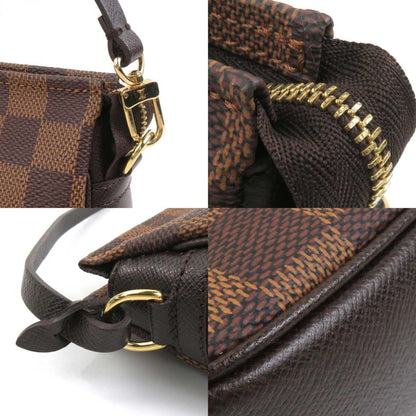 Louis Vuitton Damier Truth Makeup Handbag In Canvas And Ebene Leather