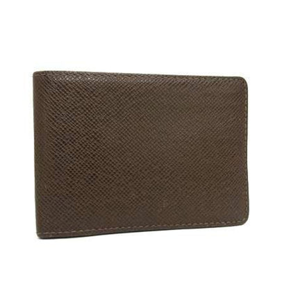 Louis Vuitton Louis Vuitton Porte-Bie 3 Vole Wallet M30428 Grizzly (Brown) Taiga
