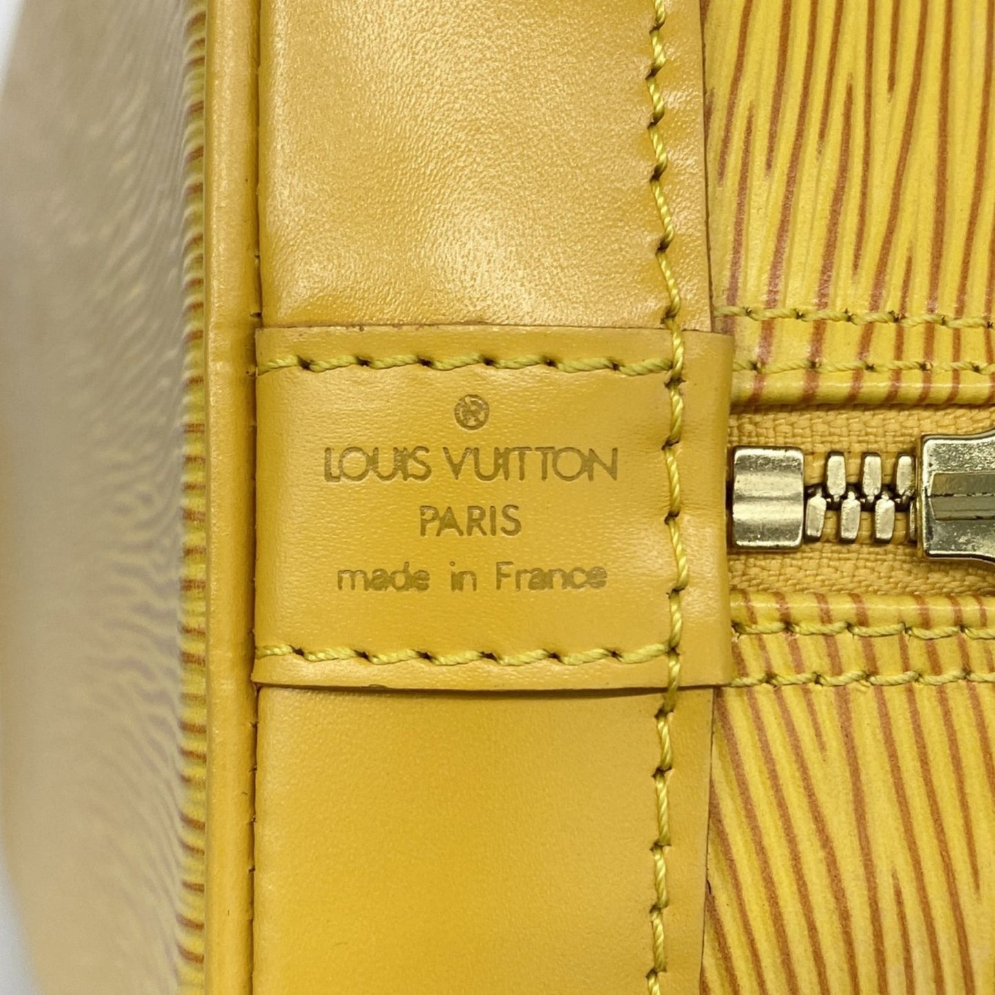 Louis Vuitton Epi Alma Handbag M52149 Jaune