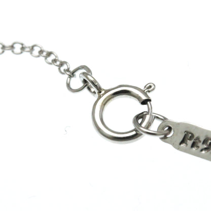 Tiffany Open Circle Mini Necklace Platinum Diamond Men