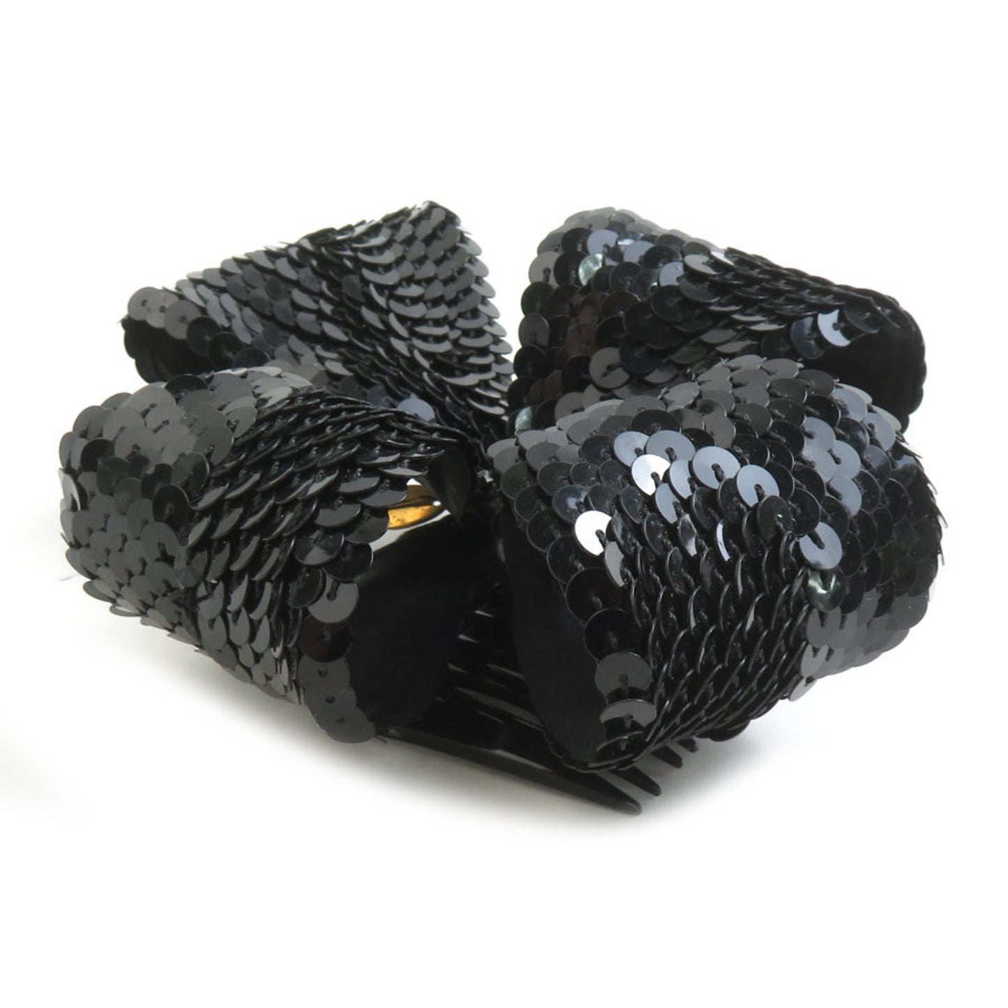 Chanel Hair Accessory Kanzashi (Semi-Perfect Hairpin) In Black