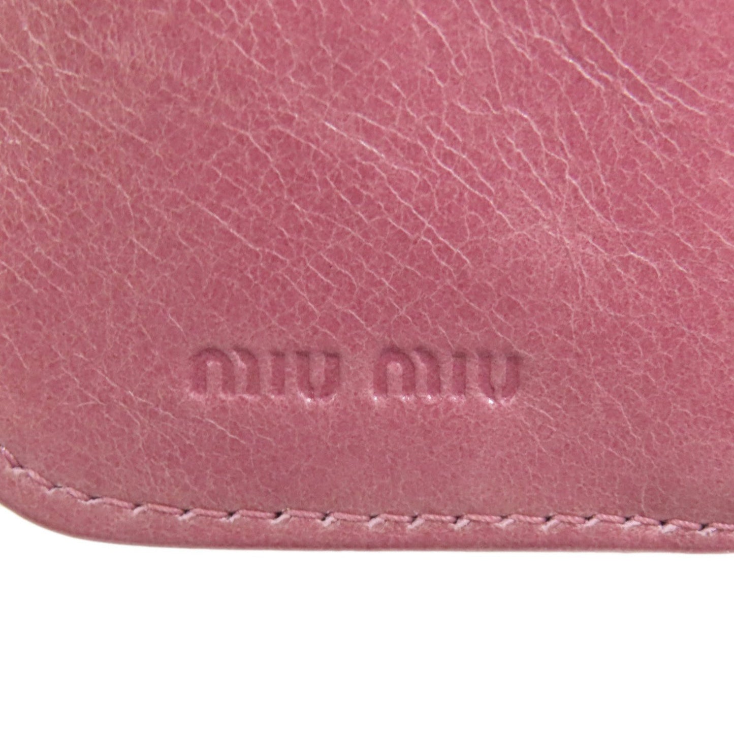 Miu Miu Miu Matelasse Leather Bifold Wallet