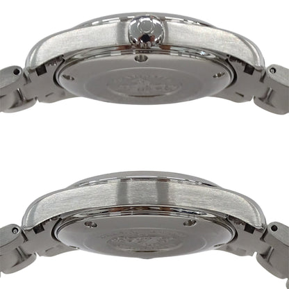 Omega Seamaster Aqua Terra 2518.50 Boys' Brand Watch Date Quartz Qz Stainless Steel Ss Silver Black