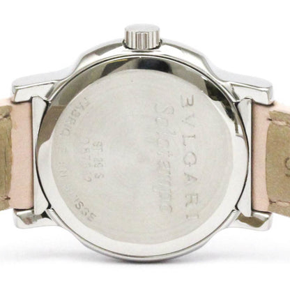 Bvlgari Solotempo Steel Leather Quartz