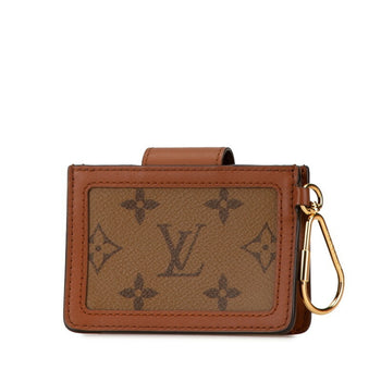 Louis Vuitton Monogram Reverse Dauphine Multicart Card Case M68751 Brown Pvc Leather