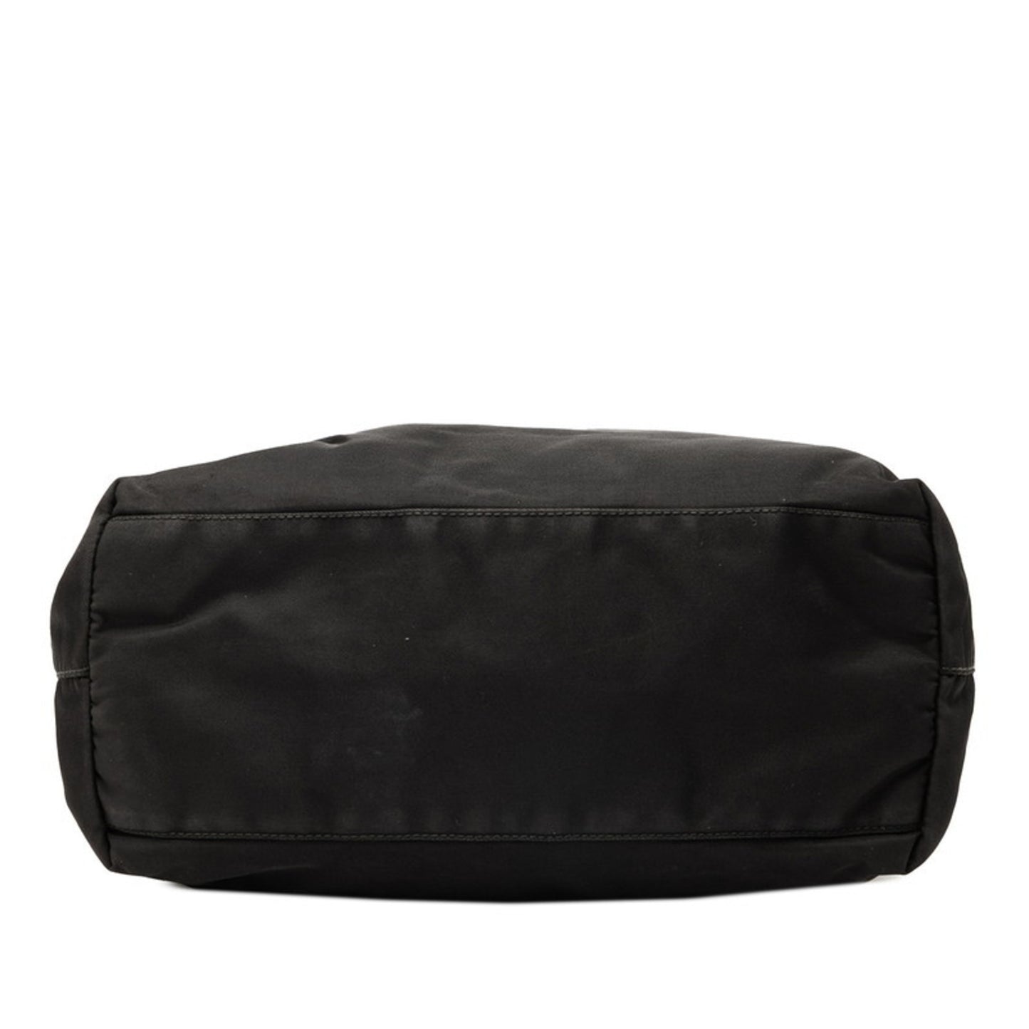 Prada Triangle Logo Tote Bag