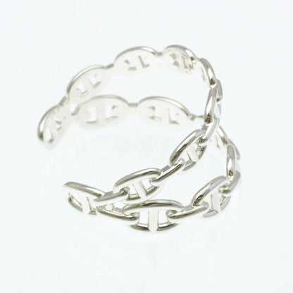 Hermes Chaine D'Ancre Silver 925 No Stone Bangle Silver