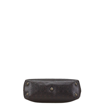 Gucci Horsebit Studded Tote Bag Shoulder 286304 Brown Leather