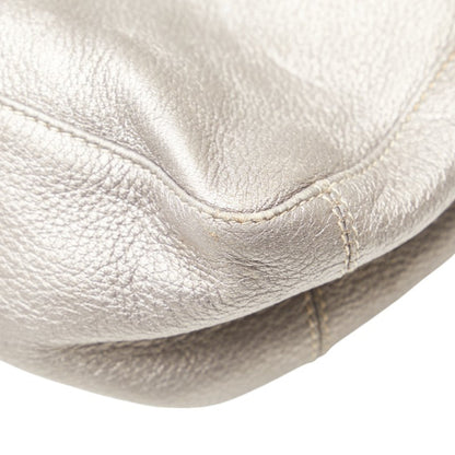 Fendi One-Shoulder Bag Gray Leather