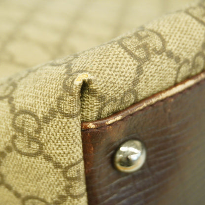 Gucci Gg Supreme Tote Bag 131220 Brown