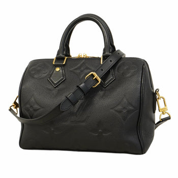 Louis Vuitton Monogram Empreinte Speedy Bandouliere 25 Handbag M58951 Noir