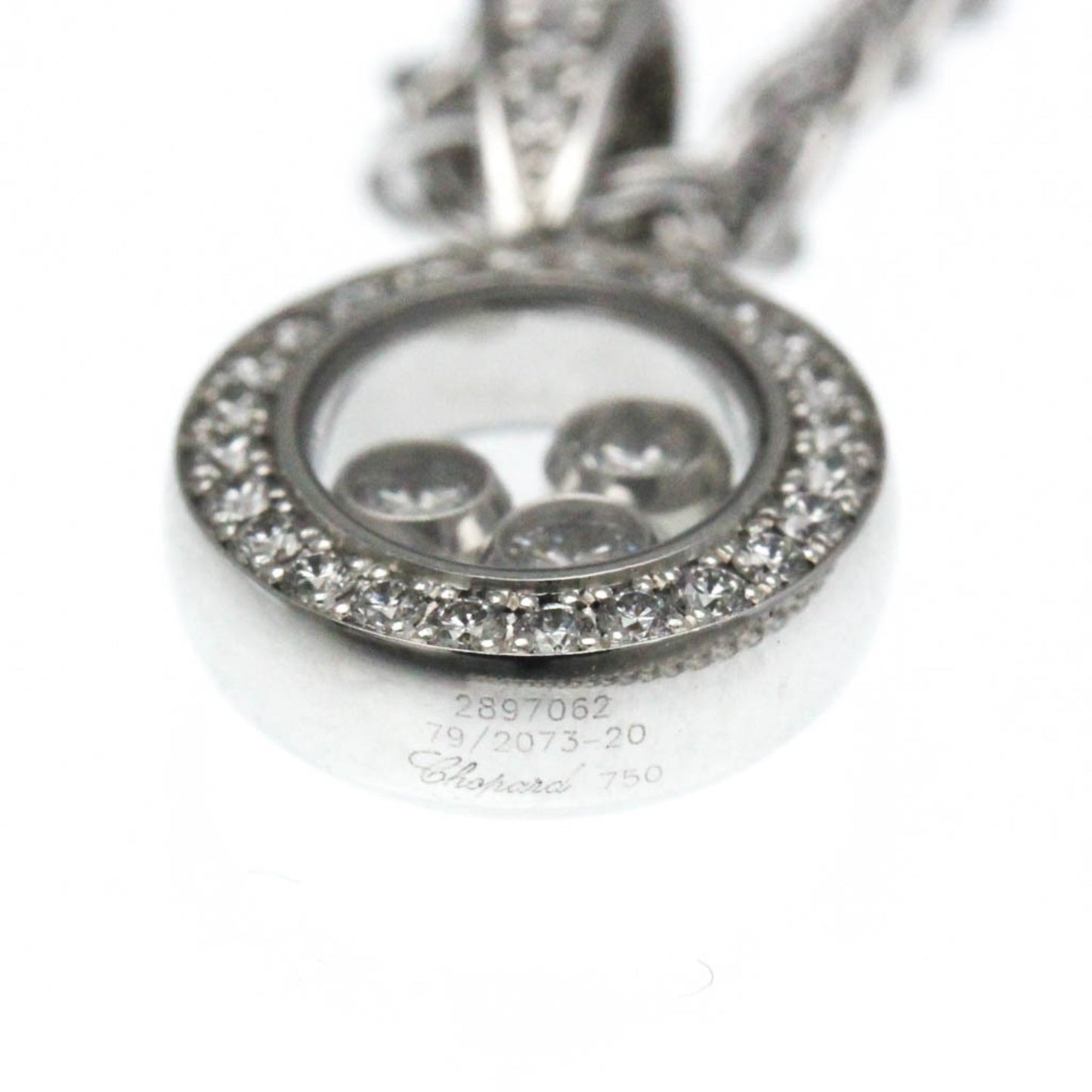 Chopard Happy Diamonds Necklace 79/2073-20 White Gold (18K) Diamond Women