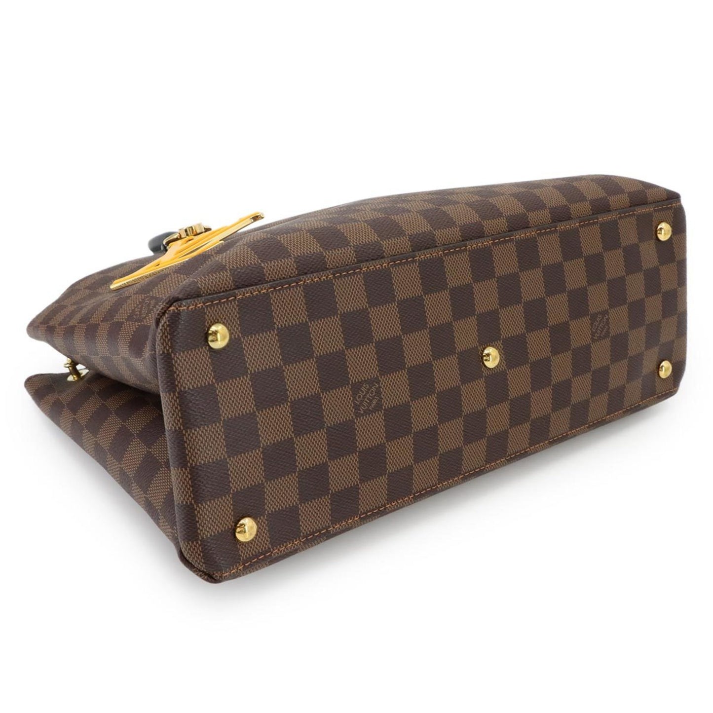 Louis Vuitton Damier Lv Riverside 2-Way Tote/Shoulder Bag In Ebene Noir