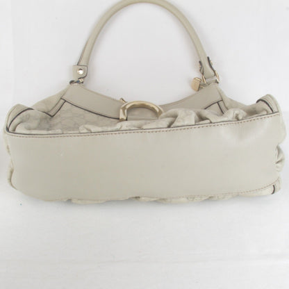 Gucci 190525 49375 Abby Line Shoulder Bag Ivory Guccissima