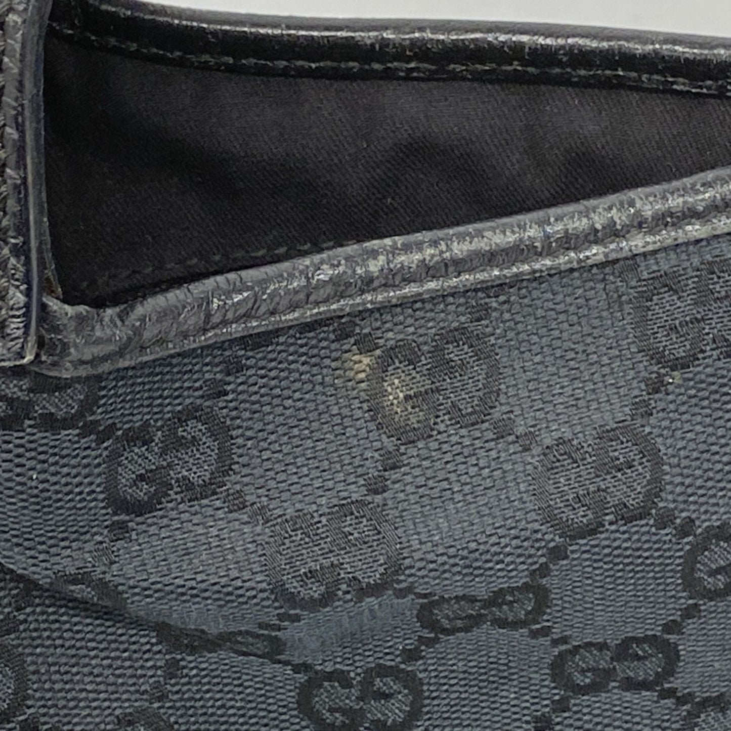 Gucci Gg Canvas Jackie Handbag 00963 Black