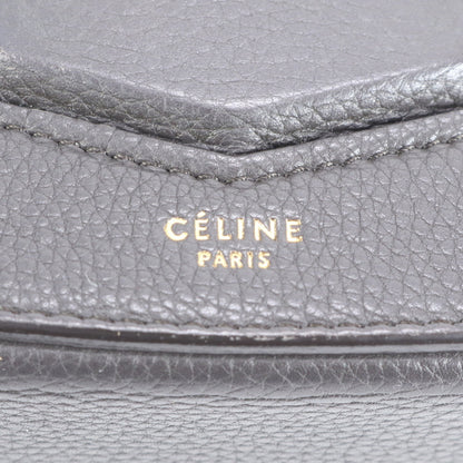 Celine Trotter Leather Shoulder Bag