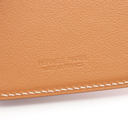 Hermes Hermes Magsafe Eman Cheval Gold Business Card Holder/Card Case Epsom Leather