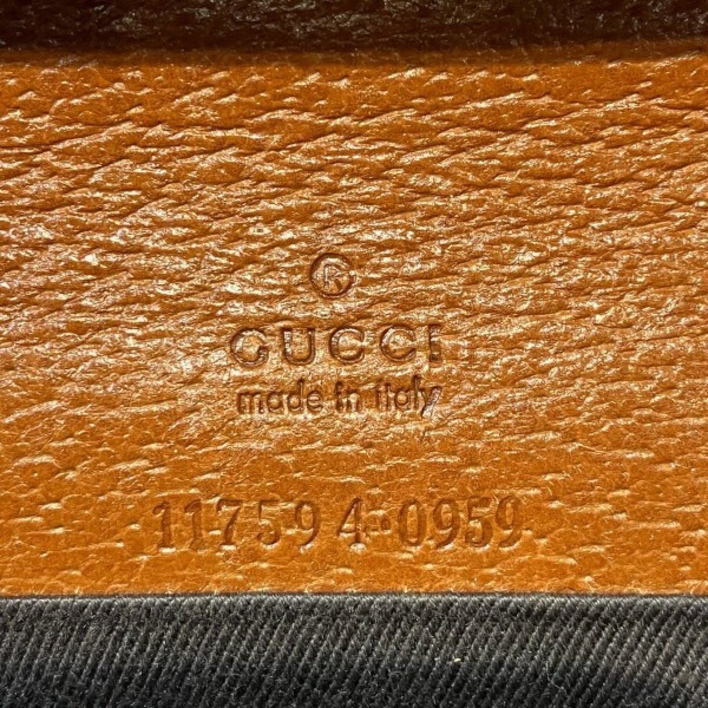 Gucci Bamboo 117594 Gg Canvas Shoulder Bag