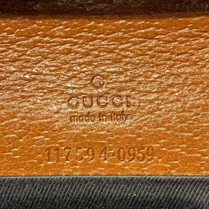 Gucci Bamboo 117594 Gg Canvas Shoulder Bag