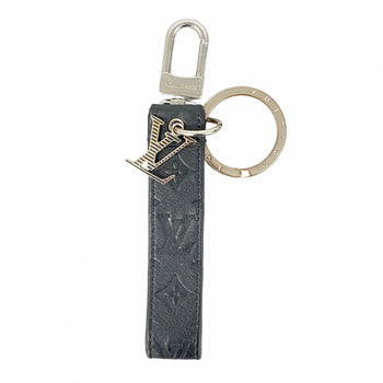 Louis Vuitton Monogram Shadow Keychain Dragonne M01298 Noir