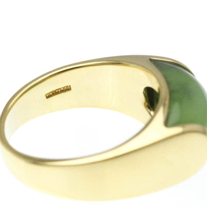 Bvlgari Tronchetto Ring Yellow Gold (18K) Fashion Jade Band Ring Gold