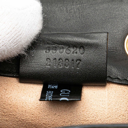 Gucci Ophidia Crossbody Shoulder Bag 550620 Red Black Leather Suede