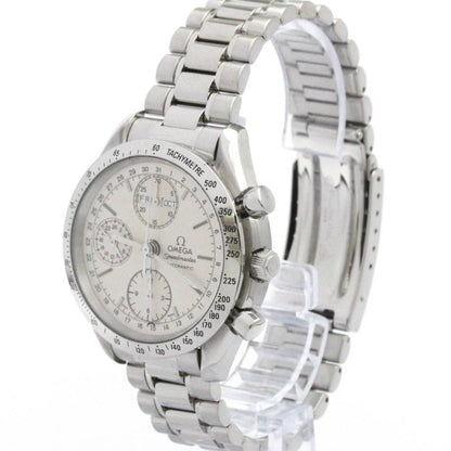 Omega Speedmaster Triple Date Steel Automatic Watch 3521.30 Polished