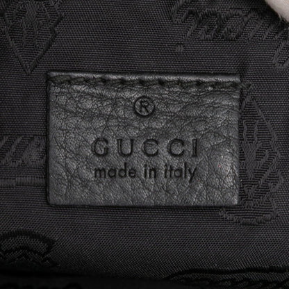 Gucci Guccissima Body Bag 246417 Black Leather