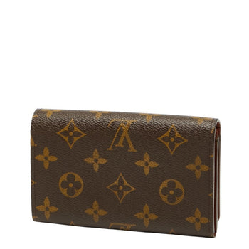 Louis Vuitton Monogram Portefeuille Tresor Bifold Wallet M61736 Brown Leather