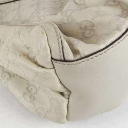 Gucci 190525 49375 Abby Line Shoulder Bag Ivory Guccissima